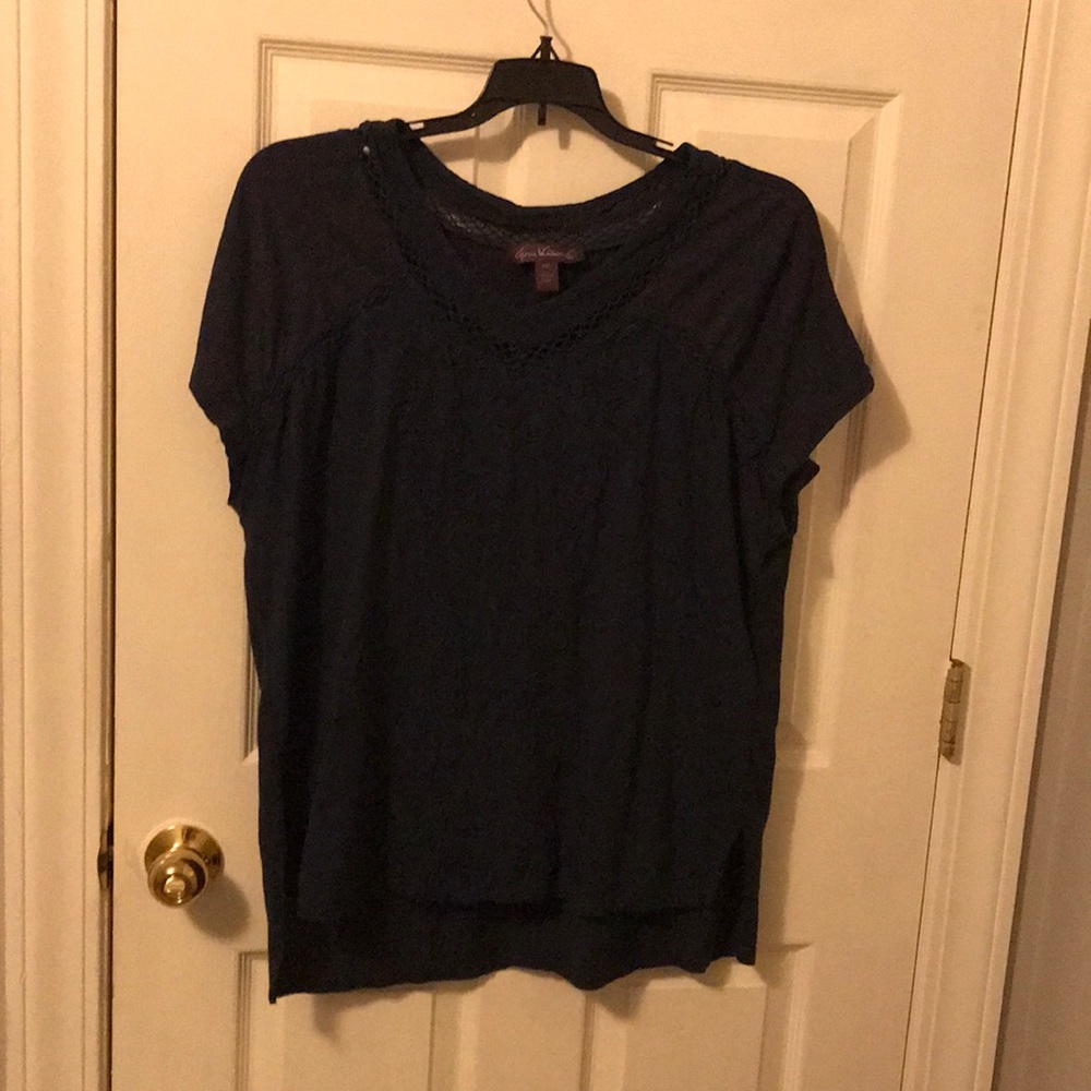 Women’s Navy blue short sleeve T-shirt